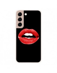 Coque Samsung Galaxy S22 Plus 5G Lèvres Rouges - Jonathan...