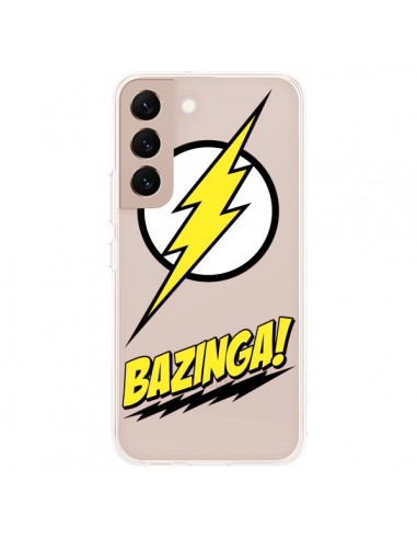 Coque Samsung Galaxy S22 Plus 5G Bazinga Sheldon The Big Bang Thoery Transparente - Jonathan Perez