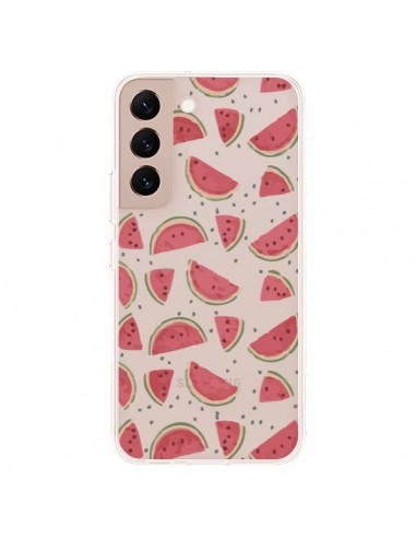 Coque Samsung Galaxy S22 Plus 5G Pasteques Watermelon Fruit Transparente - Dricia Do