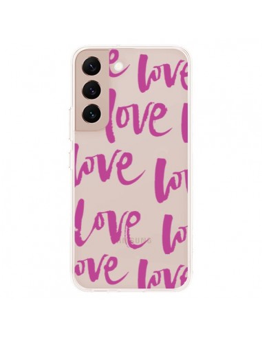 Coque Samsung Galaxy S22 Plus 5G Love Love Love Amour Transparente - Dricia Do