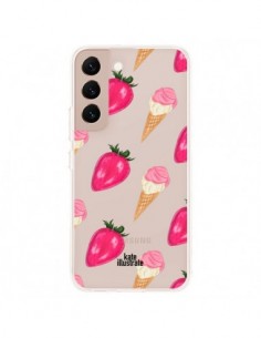 Coque Samsung Galaxy S22 Plus 5G Strawberry Ice Cream...