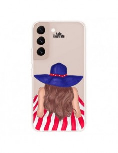 Coque Samsung Galaxy S22 Plus 5G Beah Girl Fille Plage...