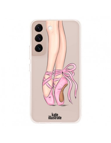 Coque Samsung Galaxy S22 Plus 5G Ballerina Ballerine Danse Transparente - kateillustrate