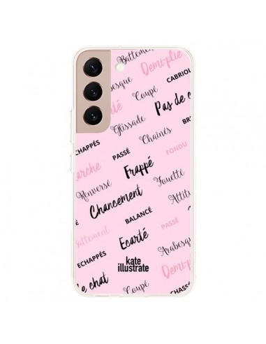 Coque Samsung Galaxy S22 Plus 5G Ballerina Ballerine Mots - kateillustrate