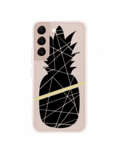 Coque Samsung Galaxy S22 Plus 5G Ananas Noir Transparente...