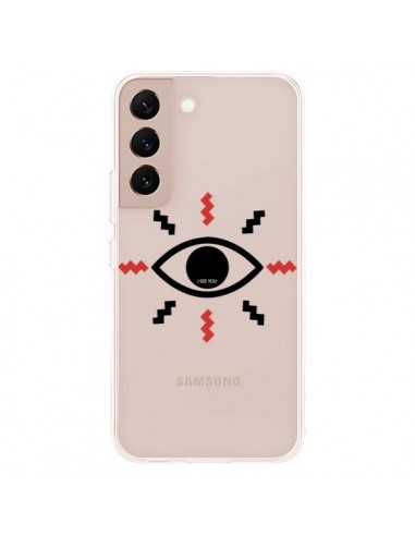 Coque Samsung Galaxy S22 Plus 5G Eye I See You Oeil Transparente - Koura-Rosy Kane