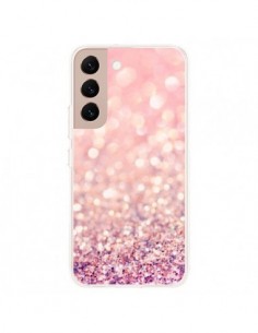 Coque Samsung Galaxy S22 Plus 5G Paillettes Blush - Lisa...