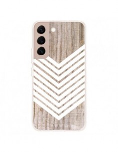 Coque Samsung Galaxy S22 Plus 5G Tribal Aztèque Bois Wood...