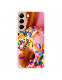 Coque Samsung Galaxy S22 Plus 5G Donuts Rose Candy Bonbon...
