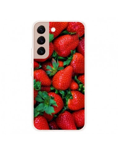 Coque Samsung Galaxy S22 Plus 5G Fraise Strawberry Fruit - Laetitia