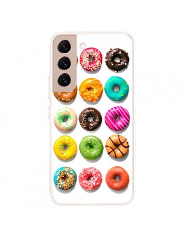 Coque Samsung Galaxy S22 Plus 5G Donuts Multicolore Chocolat Vanille - Laetitia