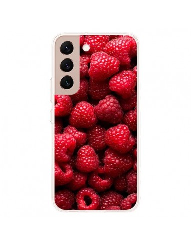 Coque Samsung Galaxy S22 Plus 5G Framboise Raspberry Fruit - Laetitia
