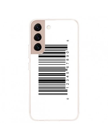 Coque Samsung Galaxy S22 Plus 5G Code Barres Noir - Laetitia