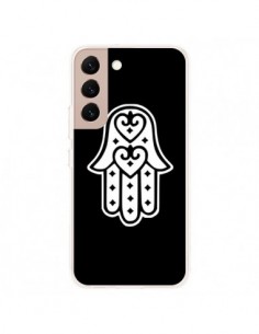 Coque Samsung Galaxy S22 Plus 5G Main de Fatma Oeil Noir...