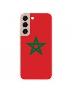Coque Samsung Galaxy S22 Plus 5G Drapeau Maroc Marocain -...
