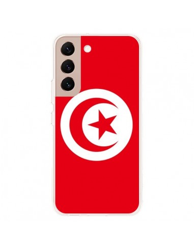 Coque Samsung Galaxy S22 Plus 5G Drapeau Tunisie Tunisien - Laetitia