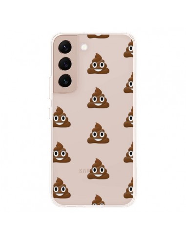 Coque Samsung Galaxy S22 Plus 5G Shit Poop Emoticone Emoji Transparente - Laetitia