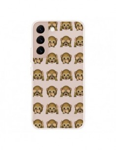 Coque Samsung Galaxy S22 Plus 5G Singe Monkey Emoticone...