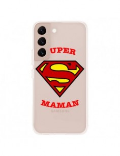 Coque Samsung Galaxy S22 Plus 5G Super Maman Transparente...