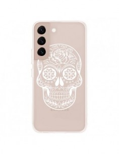 Coque Samsung Galaxy S22 Plus 5G Tête de Mort Mexicaine...