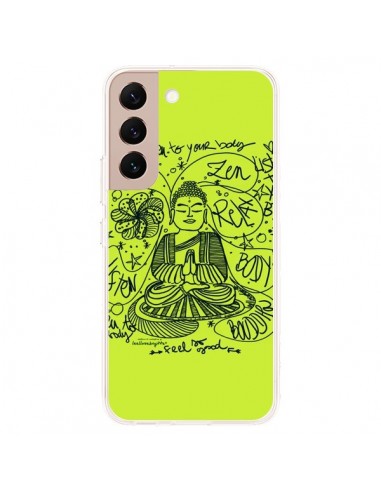 Coque Samsung Galaxy S22 Plus 5G Buddha Listen to your body Love Zen Relax - Leellouebrigitte