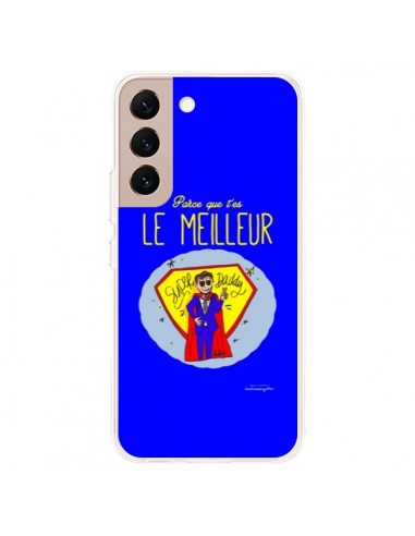 Coque Samsung Galaxy S22 Plus 5G Le meilleur Papa Fête des Pères - Leellouebrigitte