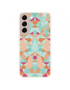 Coque Samsung Galaxy S22 Plus 5G Azteque Vert - Leandro Pita