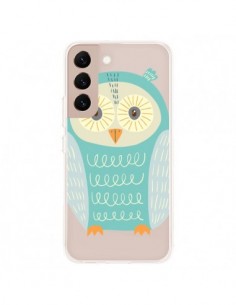 Coque Samsung Galaxy S22 Plus 5G Hibou Owl Transparente -...