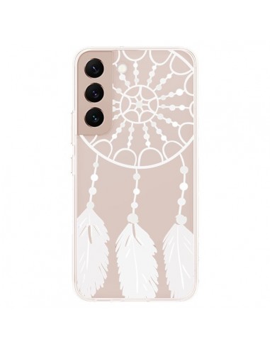 Coque Samsung Galaxy S22 Plus 5G Attrape Rêves Blanc Dreamcatcher Transparente - Petit Griffin