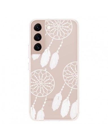 Coque Samsung Galaxy S22 Plus 5G Attrape Rêves Blanc Dreamcatcher Triple Transparente - Petit Griffin