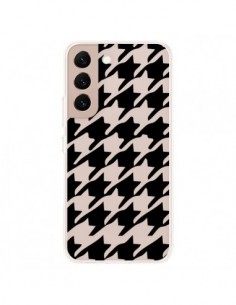 Coque Samsung Galaxy S22 Plus 5G Vichy Gros Carre noir...