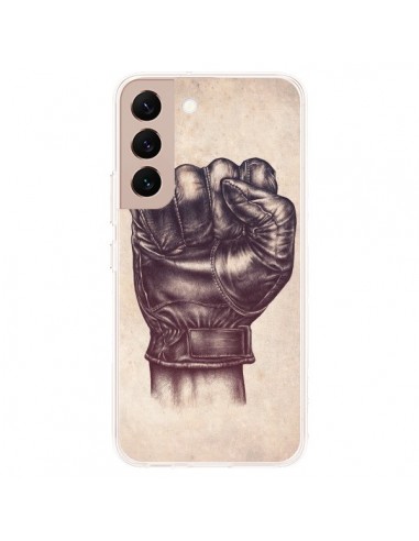 Coque Samsung Galaxy S22 Plus 5G Fight Poing Cuir - Lassana