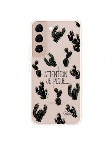 Coque Samsung Galaxy S22 Plus 5G Cactus Je Pique Transparente - Lolo Santo