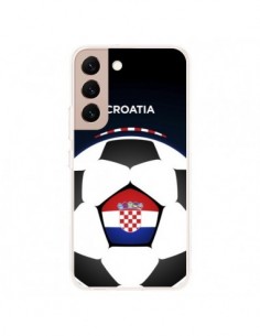 Coque Samsung Galaxy S22 Plus 5G Croatie Ballon Football...