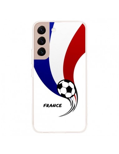 Coque Samsung Galaxy S22 Plus 5G Equipe France Ballon Football - Madotta