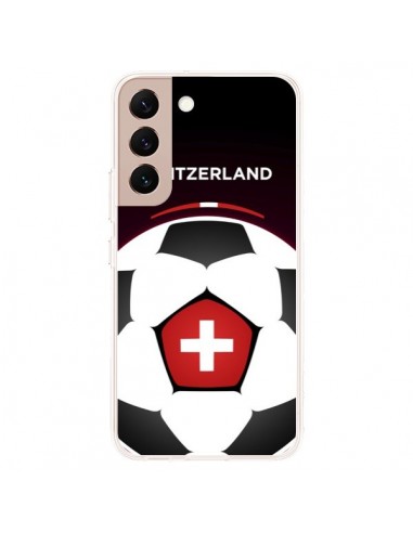 Coque Samsung Galaxy S22 Plus 5G Suisse Ballon Football - Madotta