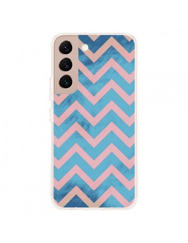 Coque Samsung Galaxy S22 Plus 5G Azteque Chevron Sunset - Mary Nesrala