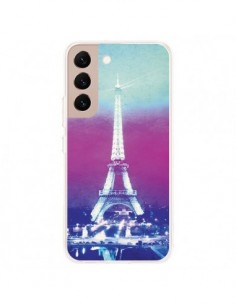 Coque Samsung Galaxy S22 Plus 5G Tour Eiffel Night - Mary...
