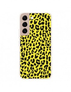 Coque Samsung Galaxy S22 Plus 5G Leopard Jaune - Mary...