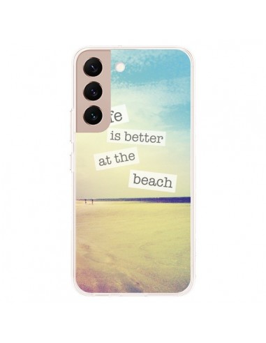 Coque Samsung Galaxy S22 Plus 5G Life is better at the beach Ete Summer Plage - Mary Nesrala