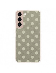 Coque Samsung Galaxy S22 Plus 5G Pois Polka Camel - Mary...