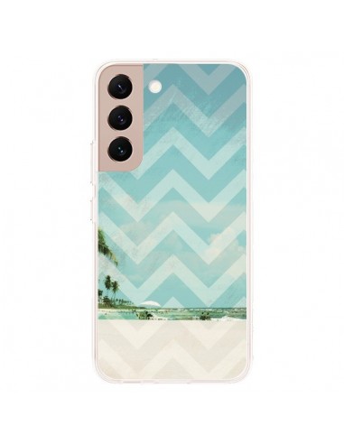 Coque Samsung Galaxy S22 Plus 5G Chevron Beach Dreams Triangle Azteque - Mary Nesrala