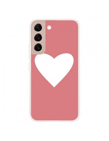 Coque Samsung Galaxy S22 Plus 5G Coeur Corail - Mary Nesrala