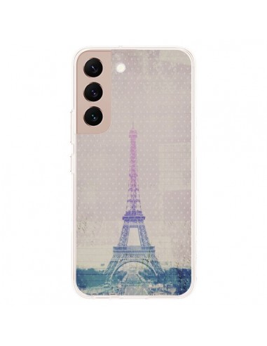 Coque Samsung Galaxy S22 Plus 5G I love Paris Tour Eiffel - Mary Nesrala
