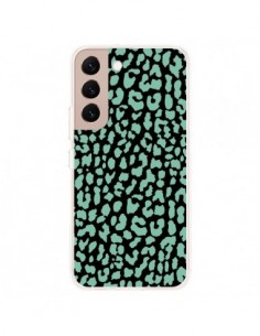 Coque Samsung Galaxy S22 Plus 5G Leopard Mint Vert - Mary...