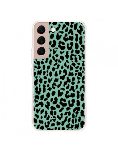 Coque Samsung Galaxy S22 Plus 5G Leopard Mint Vert Neon - Mary Nesrala