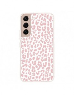 Coque Samsung Galaxy S22 Plus 5G Leopard Rose Corail -...