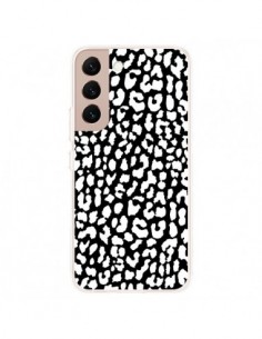 Coque Samsung Galaxy S22 Plus 5G Leopard Noir et Blanc -...