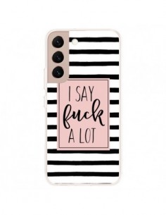Coque Samsung Galaxy S22 Plus 5G Say Fuck A Lot Bandes -...