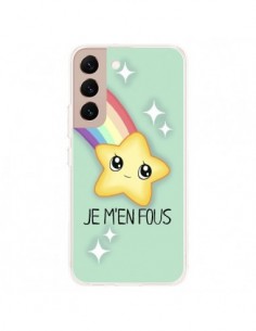 Coque Samsung Galaxy S22 Plus 5G Etoile Je m'en fous -...